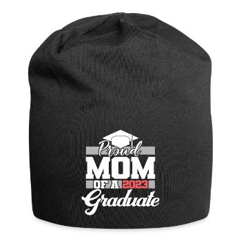 Stolze Mutter eines 2023 Graduiertenabschlusses für Frauen - Jersey-Beanie - Schwarz - Vorne