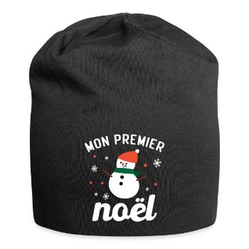 Mon premier noël - Bonnet en jersey - noir - Devant