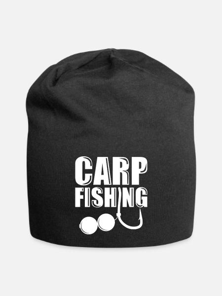 Carp Fishing Haken Boilie - Jersey-Beanie - Schwarz