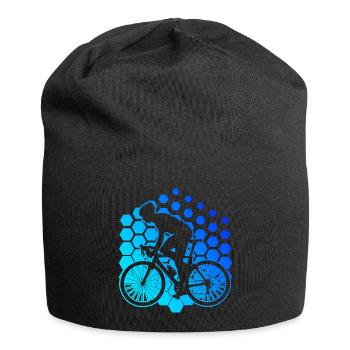 Rennradfahrer Rennradfahren Rennrad Damen - Jersey-Beanie - Schwarz - Vorne