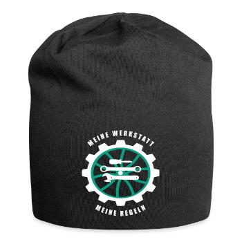 Mon atelier Mes règles - Bonnet en jersey - noir - Devant