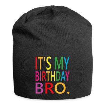 Its my birthday Bro - Jersey-Beanie - Schwarz - Vorne