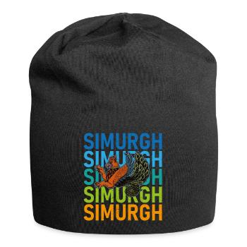 Faravahar Zoroastrianism Simurgh Persia - Jersey Beanie - black - Front