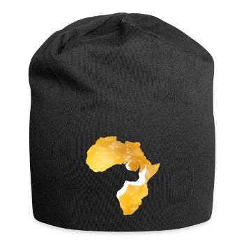 Rhino Afrika Africa - Jersey-Beanie - Schwarz - Vorne