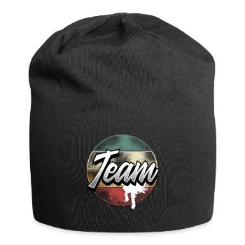 Équipe - Bonnet en jersey - noir - Devant