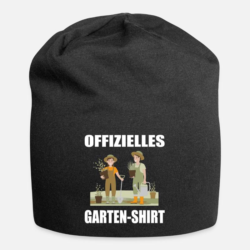 Garten - Jersey-Beanie - Schwarz