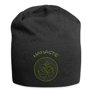 Namaste - Jersey-Beanie - Schwarz - Vorne