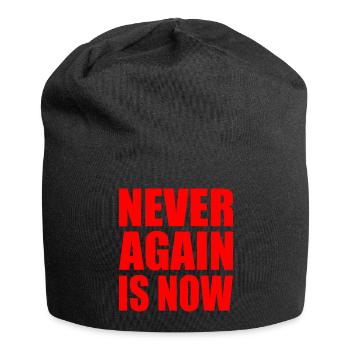 Never again is now - Jersey Beanie - black - Front
