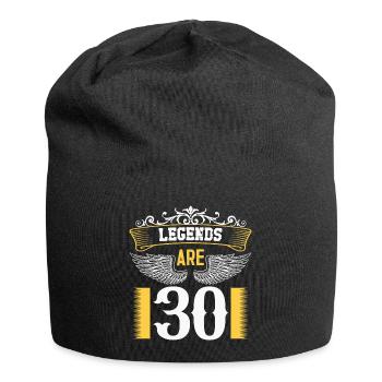 Legends are 30 years old, birthday 30 - Jersey Beanie - black - Front