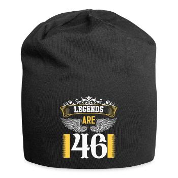 Legends are 46 years old, birthday 46 - Jersey Beanie - black - Front