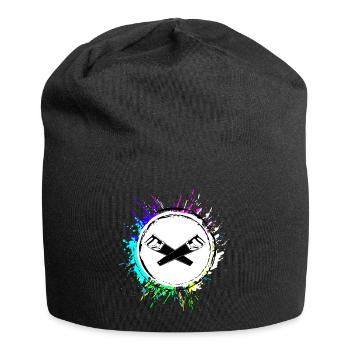 Symbole de l’icône de la scie - Bonnet en jersey - noir - Devant
