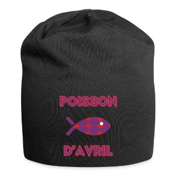 APRIL FOOL - Jersey Beanie - black - Front