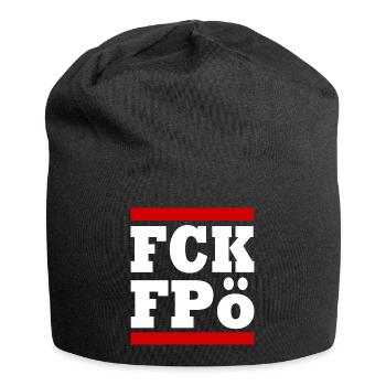 Fck fpö - Jersey Beanie - black - Front