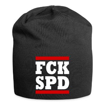 Fck spd - Jersey-Beanie - Schwarz - Vorne