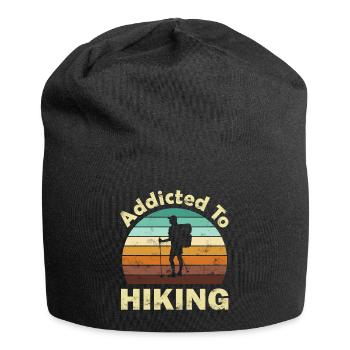 Wandern Wanderer - Jersey-Beanie - Schwarz - Vorne