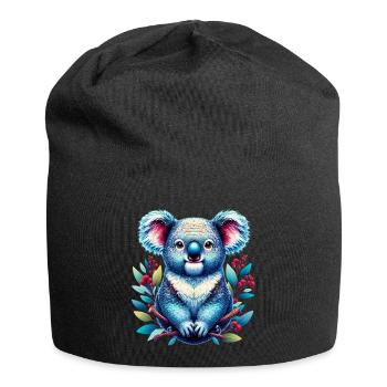 Koala - Jersey-Beanie - Schwarz - Vorne