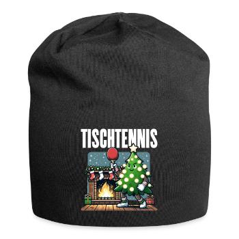 Ping Pong Arbre de Noël Costume Arbre de Noël Père Noël - Bonnet en jersey - noir - Devant