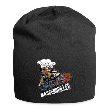Massengriller BBQ Grillen Würstchengrill Griller - Jersey-Beanie - Schwarz - Vorne