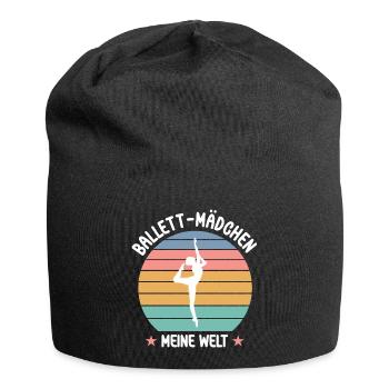 Ballett Mädchen Balletttänzerin Ballet Tanzen - Jersey-Beanie - Schwarz - Vorne
