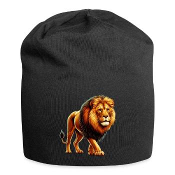 Lion - Jersey Beanie - black - Front