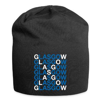 GLASGOW Drapeau de l’Écosse - Bonnet en jersey - noir - Devant