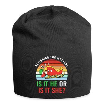 Futur papa, futurs pères, Noël - Bonnet en jersey - noir - Devant