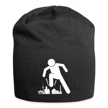 Berlin, c’est une silhouette d’horizon affreuse - Bonnet en jersey - noir - Devant