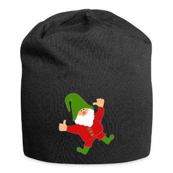 Diablotin sautillant - Bonnet en jersey - noir - Devant