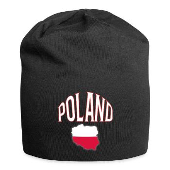 Pologne - Bonnet en jersey - noir - Devant