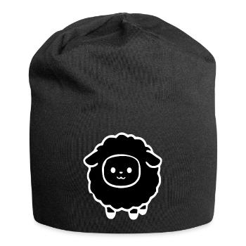 Mouton noir - Bonnet en jersey - noir - Devant