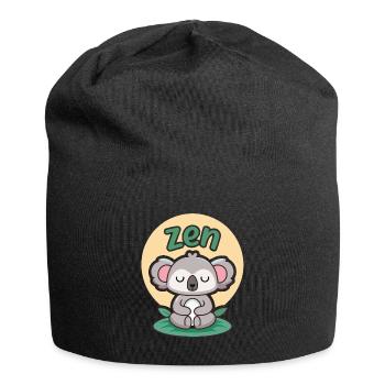 Koala Zen Meditator - Jersey Beanie - black - Front