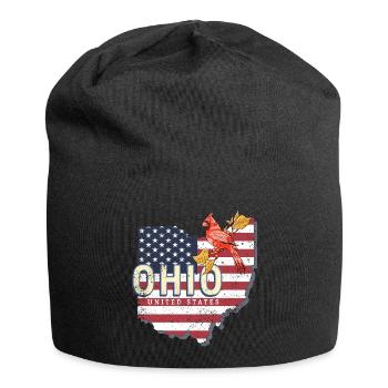 Ohio United States Vintage USA Souvenir - Jersey Beanie - black - Front