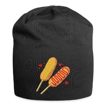 Corn dog - Jersey Beanie - black - Front