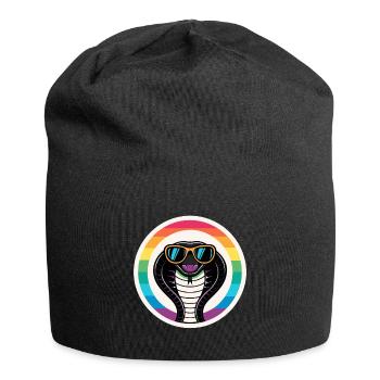 Royal Cobra Rainbow Retro Eyeglasses - Jersey Beanie - black - Front