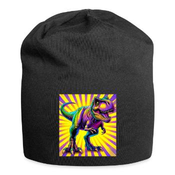 dinosaur - Jersey Beanie - black - Front