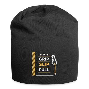 Grip Slip Pull Corde - Bonnet en jersey - noir - Devant