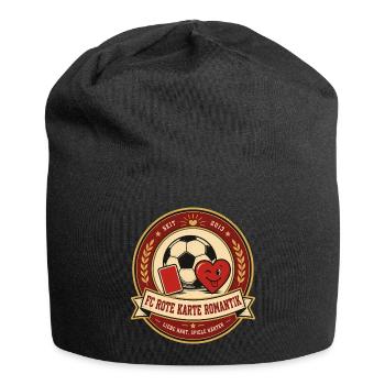 FC Rote Karte Romantik - Jersey-Beanie - Schwarz - Vorne
