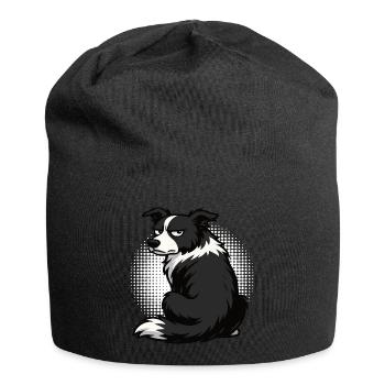 Border Collie Collie Owner Collie Lover - Jersey Beanie - black - Front