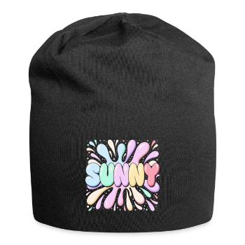 Bubble Burst SUNNY - Jersey Beanie - black - Front