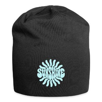 Sunshine Psychedelic Bleu - Bonnet en jersey - noir - Devant