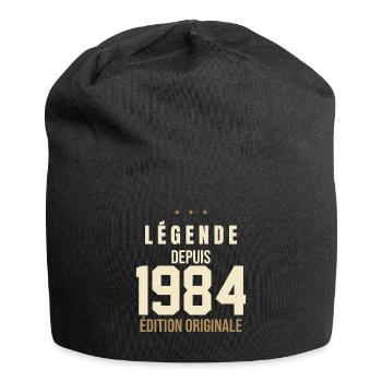 Légende Depuis 1984 - Édition Originale Vintage - Bonnet en jersey - noir - Devant