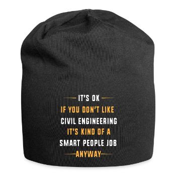 Bau Ingenieur Baustelle Bauarbeiter - Jersey-Beanie - Schwarz - Vorne