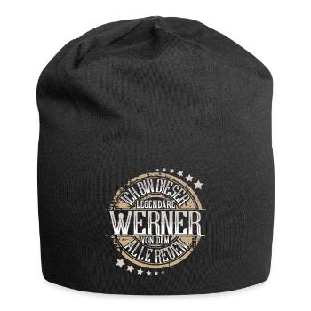 Werner - Jersey-Beanie - Schwarz - Vorne