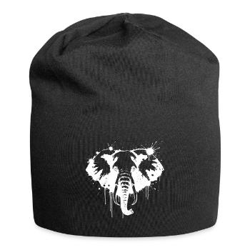 White Elephant Splash - Jersey Beanie - black - Front