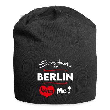 Berlin Stadt Urban T-Shirt City Heimatliebe Town - Jersey Beanie - black - Front