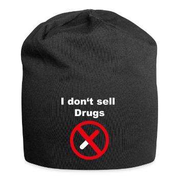 Don't sell drugs  - Jersey-Beanie - Schwarz - Vorne