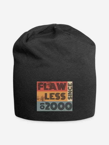 25. Geburtstag Flawless since 01/2000 - Jersey-Beanie - Schwarz
