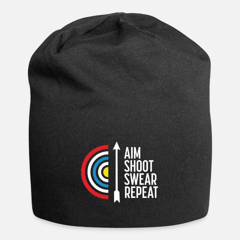 Archery goals - Jersey Beanie - black