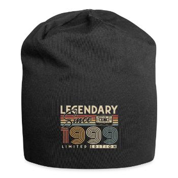Legendary Since 1999 Vintage Retro Birthday - Jersey Beanie - black - Front
