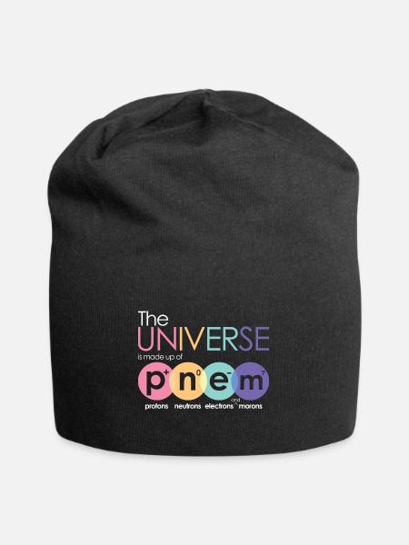 Physik Moron - Jersey-Beanie - Schwarz